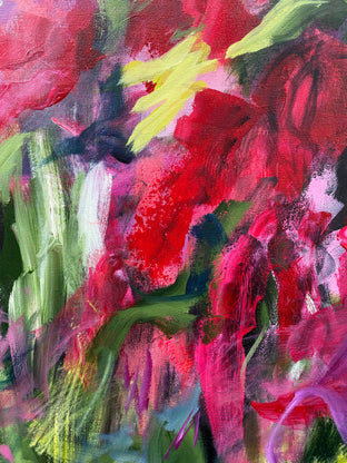 Red Bouquet by Alix Palo |   Closeup View of Artwork 