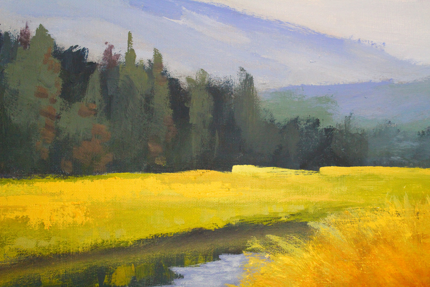 Along the River by Nancy Merkle |  Closeup View of Artwork 