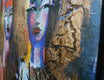 Original art for sale at UGallery.com | Always Together by Scott Dykema | $2,575 | mixed media artwork | 48' h x 36' w | thumbnail 3
