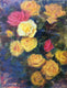 Original art for sale at UGallery.com | A Riot of Roses by Lisa Nielsen | $575 | oil painting | 16' h x 12' w | thumbnail 1