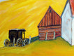 Original art for sale at UGallery.com | Amish Farm, Heuvelton, New York by Doug Cosbie | $375 | oil painting | 16' h x 20' w | thumbnail 4