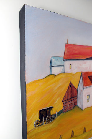 Amish Farm, Heuvelton, New York by Doug Cosbie |  Side View of Artwork 