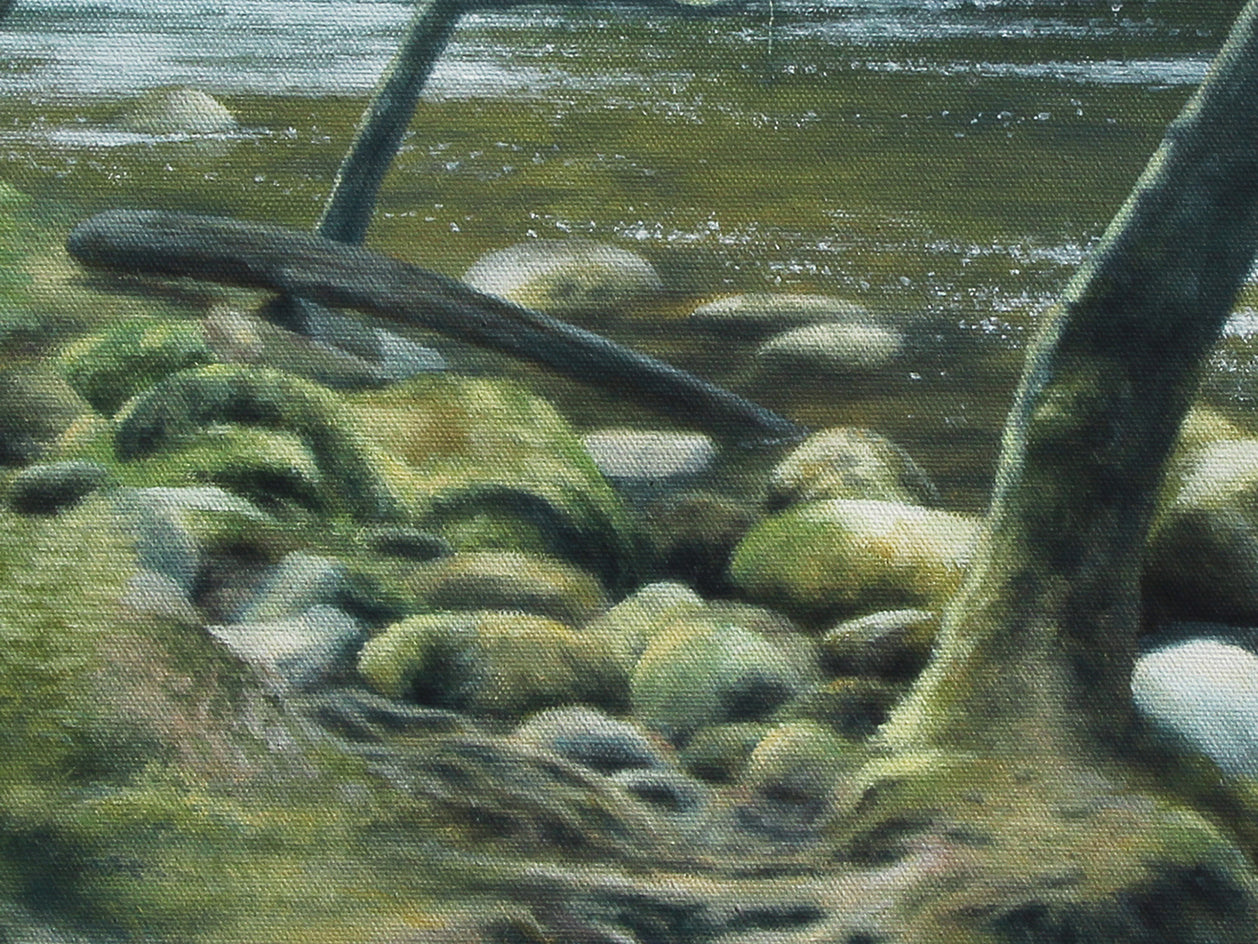 A Moment in Time by Jo Galang |  Closeup View of Artwork 