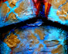 Original art for sale at UGallery.com | An Angel in Blue and Gold by Scott Dykema | $525 | mixed media artwork | 16' h x 12' w | thumbnail 3