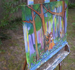 Fairy Tale by Andrea Doss |  Side View of Artwork 