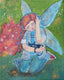 Original art for sale at UGallery.com | Music Fairy by Andrea Doss | $275 | acrylic painting | 10' h x 8' w | thumbnail 1