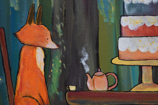 Tea in the Firefly Woods by Andrea Doss |   Closeup View of Artwork 