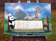 Original art for sale at UGallery.com | The Elephant's Tea Party by Andrea Doss | $1,100 | acrylic painting | 24' h x 36' w | thumbnail 3