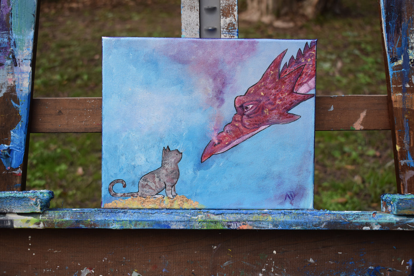 Two of a Kind by Andrea Doss |  Context View of Artwork 