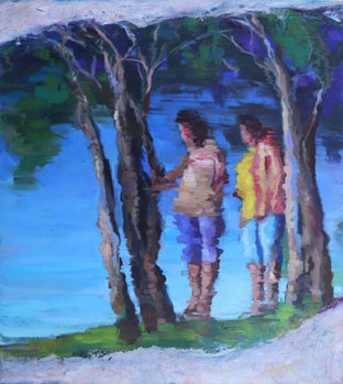 Original art for sale at UGallery.com | Almost Like a Dream by Andres Lopez | $1,375 | oil painting | 30' h x 27' w | photo 1