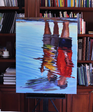 Original art for sale at UGallery.com | For the Sake of a Dream by Andres Lopez | $2,350 | oil painting | 40' h x 32' w | photo 2