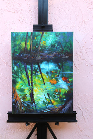 Original art for sale at UGallery.com | I Found You by Andres Lopez | $1,275 | oil painting | 24' h x 18' w | photo 4