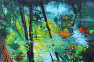Original art for sale at UGallery.com | I Found You by Andres Lopez | $1,275 | oil painting | 24' h x 18' w | photo 3