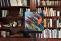 Original art for sale at UGallery.com | Interaction by Andres Lopez | $1,375 | oil painting | 24' h x 24' w | thumbnail 2