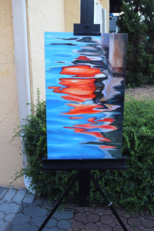 Original art for sale at UGallery.com | Painted by the Breeze by Andres Lopez | $1,450 | oil painting | 30' h x 18' w | photo 3