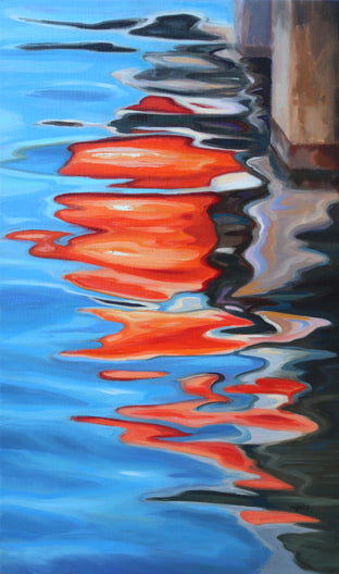 Original art for sale at UGallery.com | Painted by the Breeze by Andres Lopez | $1,450 | oil painting | 30' h x 18' w | photo 1