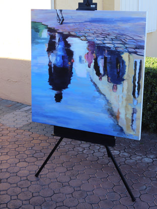 Original art for sale at UGallery.com | The Return by Andres Lopez | $1,975 | oil painting | 36' h x 36' w | photo 3