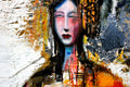 Original art for sale at UGallery.com | And She Comes with the Weather by Scott Dykema | $8,000 | mixed media artwork | 60' h x 48' w | thumbnail 2