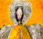Original art for sale at UGallery.com | Angel Decorated in Gold by Scott Dykema | $550 | mixed media artwork | 16' h x 12' w | thumbnail 4