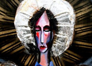 Angel in Decorated Red Gown by Scott Dykema |  Context View of Artwork 