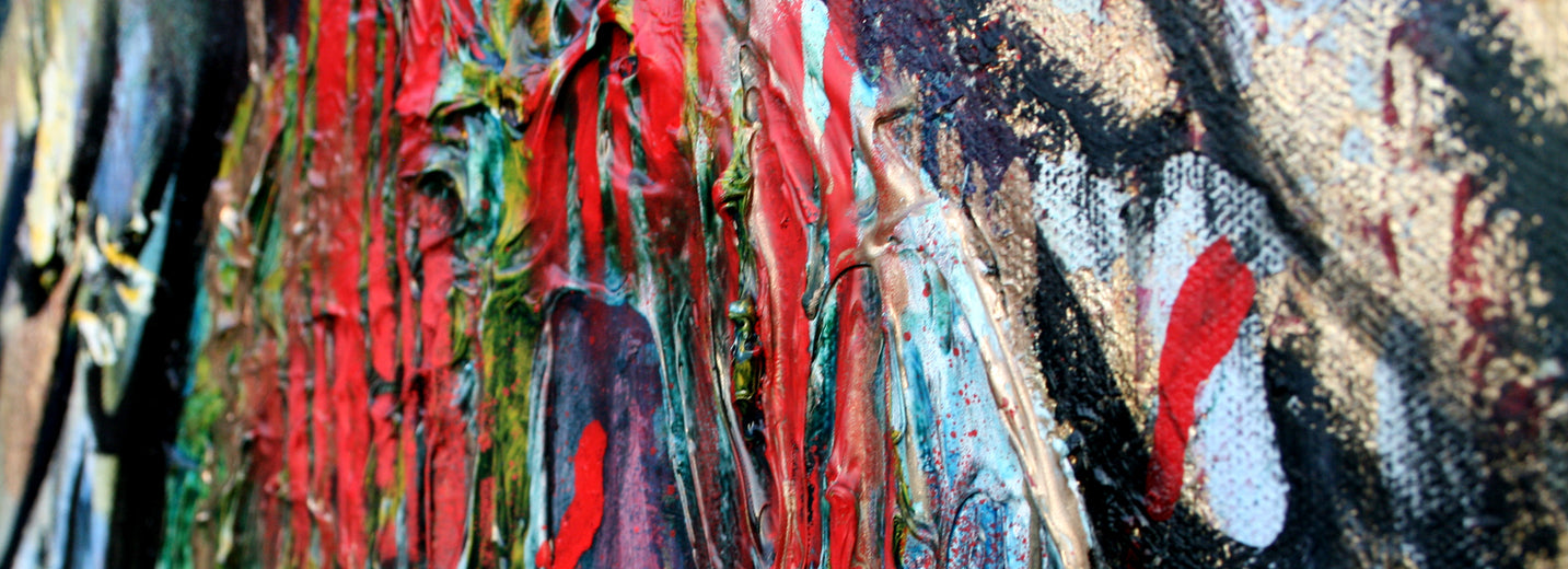 An Angel with Gold and Crimson Halo by Scott Dykema |   Closeup View of Artwork 