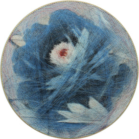 fiber artwork by Ani and Andrew Abakumov titled Blossom