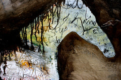 Original art for sale at UGallery.com | The Night Chief Rides by Scott Dykema | $6,500 | mixed media artwork | 48' h x 60' w | thumbnail 3