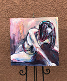 Original art for sale at UGallery.com | A New Day by Sharon Sieben | $950 | acrylic painting | 24' h x 24' w | thumbnail 4