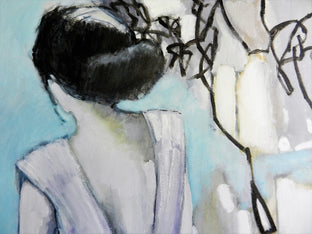 Original art for sale at UGallery.com | A Patterned Response by Mary Pratt | $2,750 | oil painting | 48' h x 24' w | photo 4