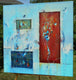 Original art for sale at UGallery.com | A Place in the Sky by Cynthia Ligeros | $3,700 | oil painting | 36' h x 36' w | thumbnail 3