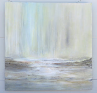 Original art for sale at UGallery.com | A Place of Reflection I by Jenn Williamson | $1,775 | acrylic painting | 36' h x 36' w | photo 3