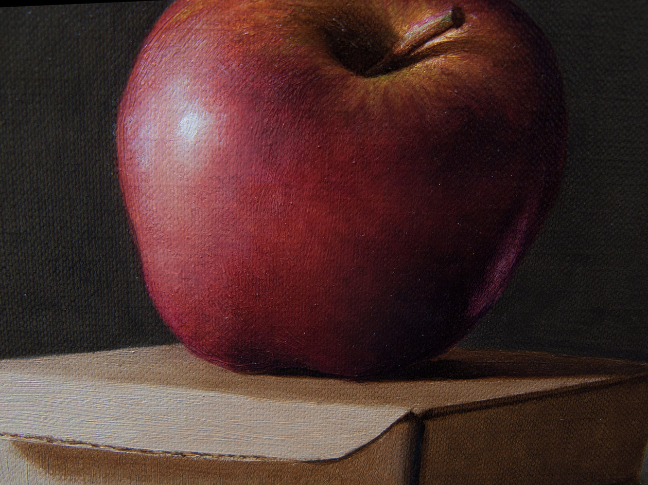 Apple by Daniel Caro |  Closeup View of Artwork 