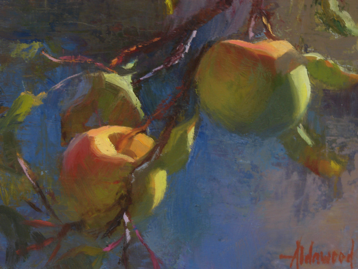 Apples in Sunlight by Sherri Aldawood |  Closeup View of Artwork 