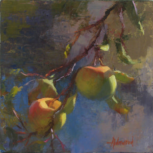 Original art for sale at UGallery.com | Apples in Sunlight by Sherri Aldawood | $475 | oil painting | 10' h x 10' w | photo 1