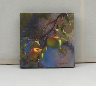 Original art for sale at UGallery.com | Apples in Sunlight by Sherri Aldawood | $475 | oil painting | 10' h x 10' w | photo 3