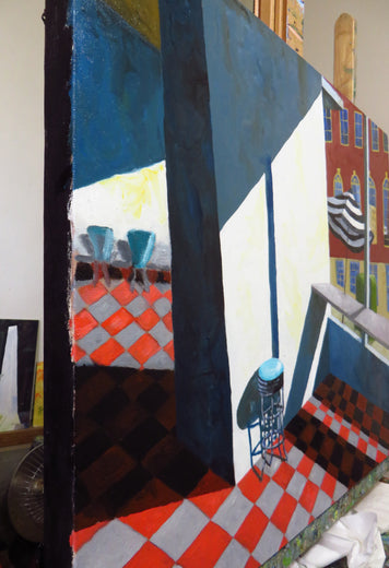 20-Apr by Mitchell Freifeld |  Side View of Artwork 