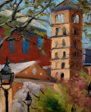Original art for sale at UGallery.com | April in Washington Square Park by Jonelle Summerfield | $550 | oil painting | 20' h x 16' w | photo 2