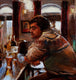 Original art for sale at UGallery.com | A Pub in Cork by Jonelle Summerfield | $600 | oil painting | 12' h x 16' w | thumbnail 4