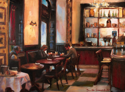A Quiet Dinner by Jonelle Summerfield | Artwork Main Image