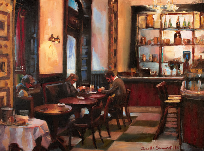 A Quiet Dinner by Jonelle Summerfield |  Artwork Main Image 