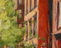 Original art for sale at UGallery.com | A Quiet Street in Manhattan by Jonelle Summerfield | $550 | oil painting | 16' h x 20' w | thumbnail 3