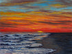 Original art for sale at UGallery.com | A Red Sunset by Olena Nabilsky | $275 | oil painting | 11' h x 14' w | thumbnail 1