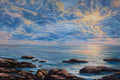 Original art for sale at UGallery.com | Afterlight by Olena Nabilsky | $3,150 | oil painting | 24' h x 36' w | thumbnail 1