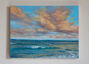 Original art for sale at UGallery.com | Clouds by Olena Nabilsky | $475 | oil painting | 11' h x 14' w | photo 3