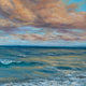 Original art for sale at UGallery.com | Clouds by Olena Nabilsky | $275 | oil painting | 11' h x 14' w | thumbnail 4