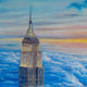 Original art for sale at UGallery.com | Empire State by Olena Nabilsky | $3,100 | oil painting | 24' h x 36' w | thumbnail 4