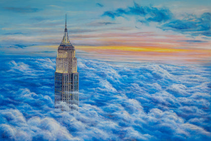 oil painting by Olena Nabilsky titled Empire State