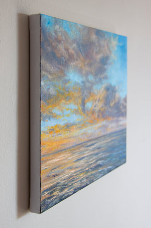 Evening by the Ocean by Olena Nabilsky |  Side View of Artwork 