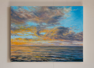 Evening by the Ocean by Olena Nabilsky |  Context View of Artwork 