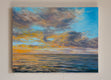 Original art for sale at UGallery.com | Evening by the Ocean by Olena Nabilsky | $275 | oil painting | 11' h x 14' w | thumbnail 3